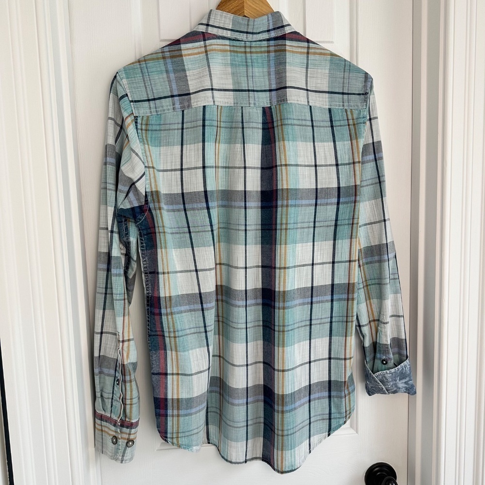 Tommy Bahama Men's Sunwash Check Long-Sleeve Shirt EUC - Picture 4 of 6